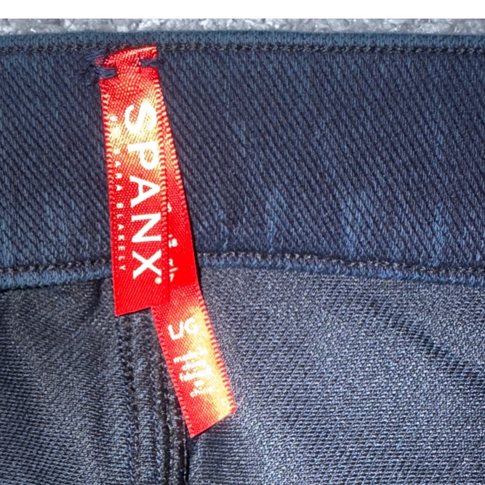 SPANX Women's Dark Wash Denim Jeggings Jeans Size Large - Picture 3 of 4